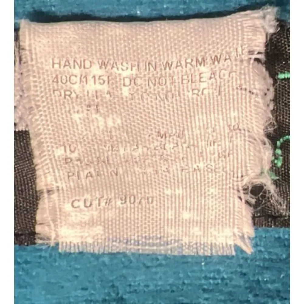 VTG Codet Blue Green Chamois Shirt USA Cotton Soft Flannel Shacket - Large Tall?